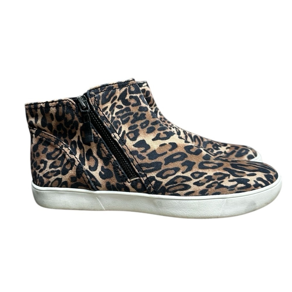 Naturalizer Miranda Booties Cheetah Print High Top Sneakers Size 9.5 Comfy